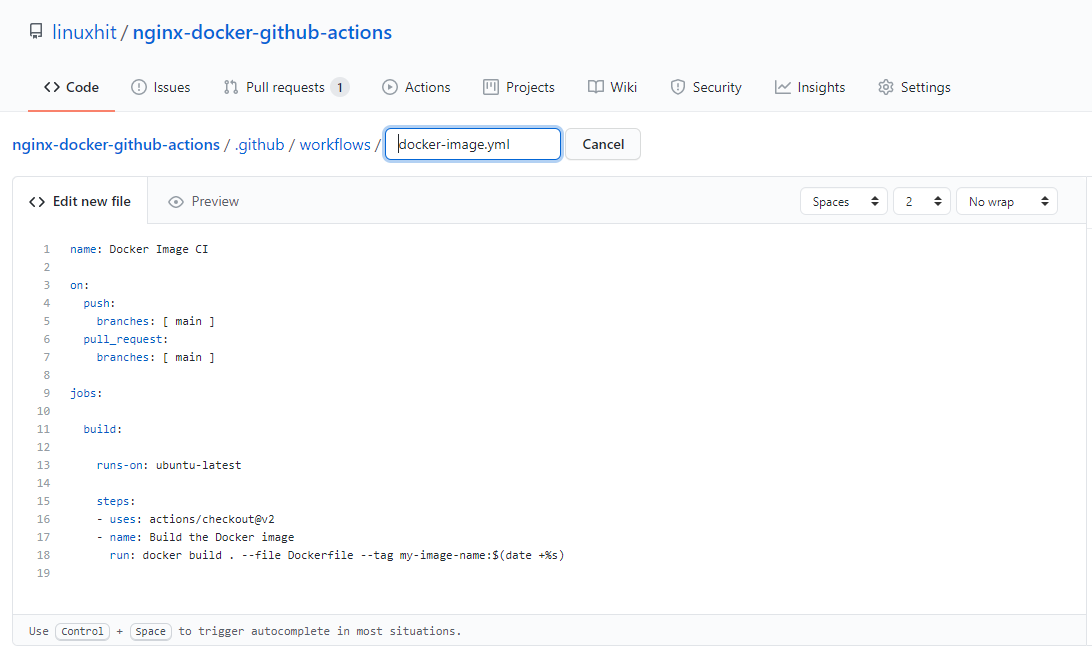 How To Create Docker Images With Github Actions - Linuxhit